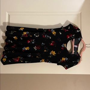 NOBO Black floral print dress